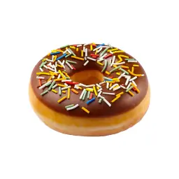 Choco Iced With Sprinkles